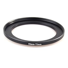 58mm to 72mm 58MM to 72MM Step Up Ring Filter Adapter Ring