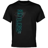 Arizona Rattlers Black Vertical Destroyed T-shirt