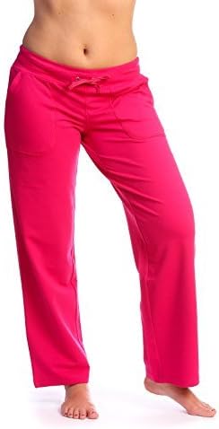 Lolo Lime Women's French Terry Lounge Sweatpants (X-Large, Pink Possy)