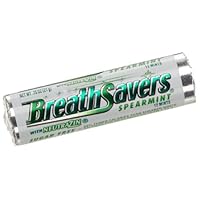 BreathSavers Spearmint Mints, 0.75-Ounce Rolls (Pack of 24)