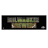 MLB Milwaukee Brewers Artissimo Team Pride 36x12 Canvas Art