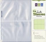 We R Memory Keepers Ring Photo Sleeve Protectors 12-Inch by 12-Inch 10/Pkg