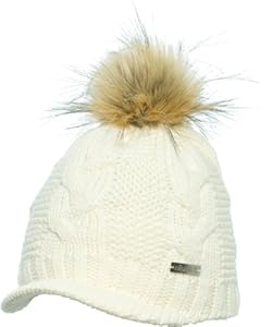 Eisglut Bonnet de ski Femme blanc: Sports et Loisirs