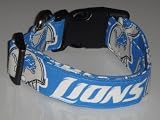 NFL Detroit Lions Football Dog Collar Medium 1"
