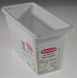 RUBBERMAID 2862RDWHT, White Ice Cube Bin, Case of 12