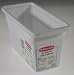 RUBBERMAID 2862RDWHT, White Ice Cube Bin, Case of 12