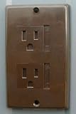 Brown DECORA CareCover Electrical Outlet Cover