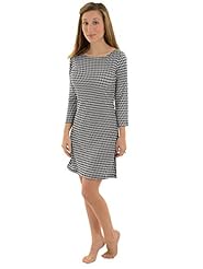 Sheath General Print Round Neck 3/4 Sleeves Polyester/Spandex  Dress