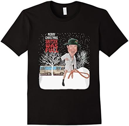 Men's MerryChristmas t-shirt cousin eddie shitter was full XL Black