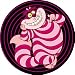 Search: Alice in Wonderland Cheshire Cat Dancing Button