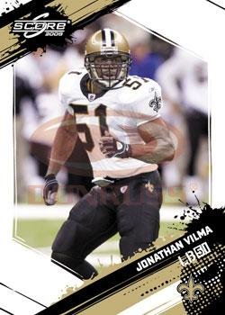 2009 Score #185 Jonathan Vilma - New Orleans Saints (Football Cards)