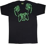 XBOX 360 Remote Controller Monster Black T-Shirt Tee