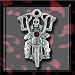 Skeleton Riding Motorcycle Pendant