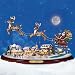 Thomas Kinkade Santa's On His Way Figurine
