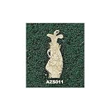 Arizona State Sparky Golf Bag Charm/Pendant -14K/10K, Stainless Steel or Gold Plated