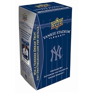 Upper Deck MLB New York Yankees Yankee Stadium Legacy 100 Card Set by Upper Deck