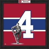 Jean Beliveau Montreal Canadiens Uniframe Framed Jersey Photo 20x20