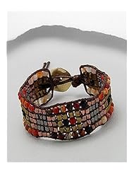 Cotton Agate Bracelet In Copper