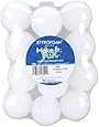 Floracraft Styrofoam Balls, 2-Inch, White, 12 Per Package