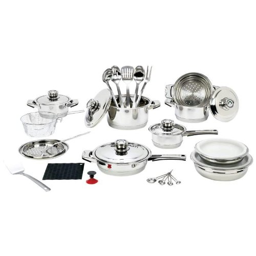32PC STAINLESS STEEL COOKWARE product image