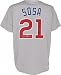 Sammy Sosa Autographed Jersey | Details: Chicago Cubs, Grey Road Majestic Replica