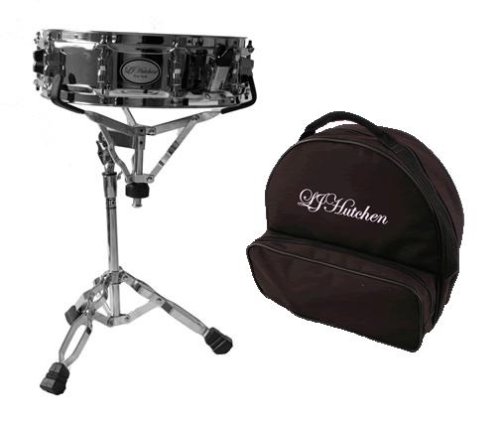 MusicalInstruments: LJ Hutchen Snare Drum Kit with Carrying Case and Stand  2 Year Warranty