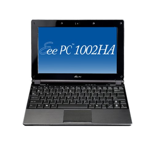 ASUS Eee PC 1002HA 10-Inch Netbook (1.6 GHz Intel Atom Processor, 1 GB RAM, 160 GB Hard Drive, 10 GB Eee Storage, XP Home) Brushed Aluminized