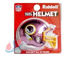 Washington Redskins "Chrome" Pocket Pro NFL Helmet