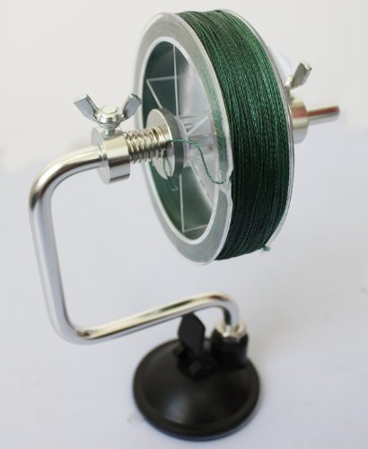 Fishing Line Reel Spool Spooler System Tackle Accessory Silver Fishing Tool