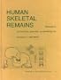 Human Skeletal Remains: Excavation, Analysis, Interpretation (Manuals on Archeology Series No. 2)