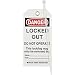 Brady "Danger" Tag, Polyester, 5-3/4" Height, 3" Width