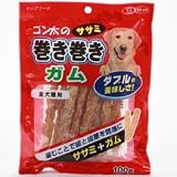 ゴン太のササミ巻き巻き ガム 100gの画像