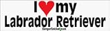 I Love My Lab - Refrigerator Magnets 7x2 in