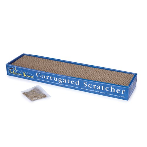 Meow Town Corrugated Cardboard Scratcher