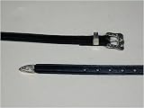 English Scalloped Strap Black