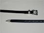 English Scalloped Strap Black