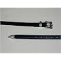 English Scalloped Strap Black