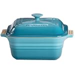Discount Creuset Stoneware 3 Quart Casserole Caribbean
