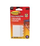 3M Command 17202 Small Picture Hanging Strips, 4-Sets