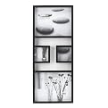 4-Opening Window Box Collage Frame - Black
