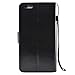 Navor Protective Flip Wallet Case Compatible for iPhone 6S Plus & iPhone 6 Plus [5.5 inch] - Black (IP6PBK)