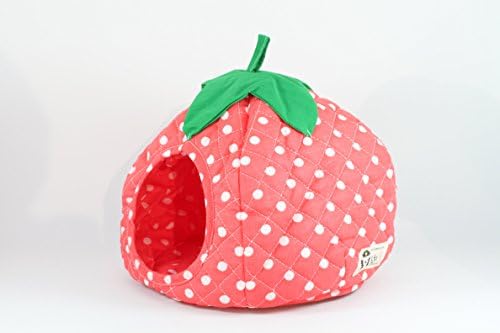 (Strawberry) Fruits Beds for Hedgehogs , Hamsters and Other Small Animals. Easy to Clean. Machine Washable. Water Washable. Hand-made.HIDE OUT.