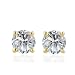 10k Yellow Gold Round Diamond Stud Earrings (1/10 cttw, J-K Color, I2-I3 Clarity)