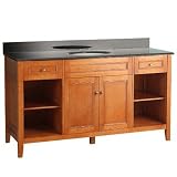 Pegasus TRIA6022D1 Exhibit 60-Inch Vanity, Rich Cinnamon