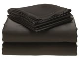 Royal Opulence 100% Woven Polyester Satin King Pillowcases, Olive (Pair)