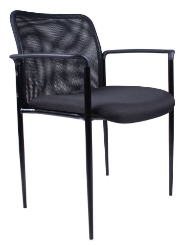 Boss Office Products B6909-BK, Boss Mesh Guest Chair