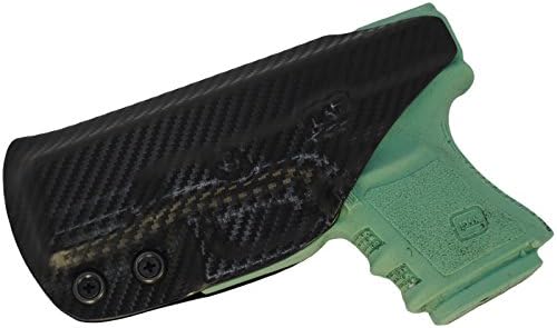 Black Jacket Holster IWB KYDEX Holster: fits Glock 30s (Carbon Fiber Black - Right Hand)