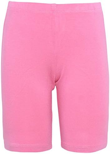Lipstik Little Girls Pink Solid Color Soft Stretchy Casual Shorts 6X