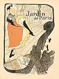 Henri de Toulouse-Lautrec (Jardin de Paris, Jane Avril) Art Poster Print - 16 X 20