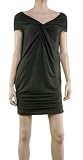 TWIST FRONT SHIRRED TUNIC DRSS